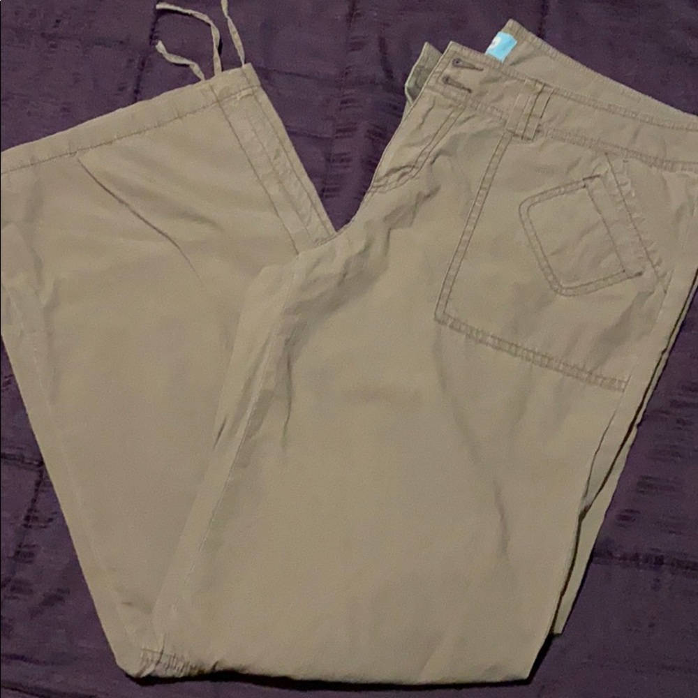 Brown Maurices Boyfriend/cargo pants.